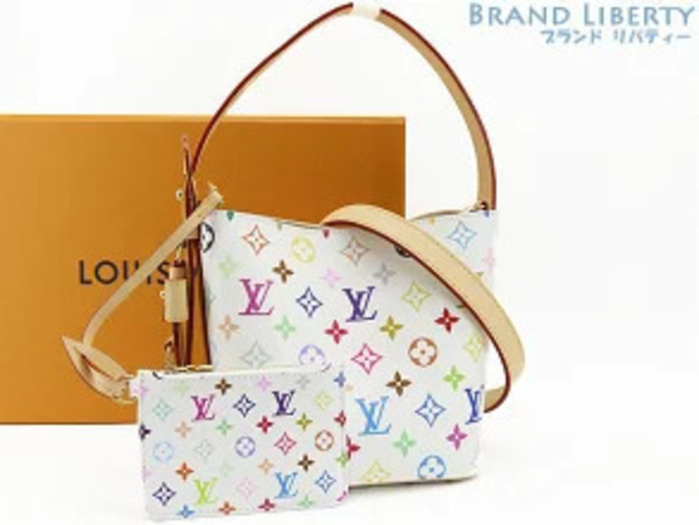 Louis Vuitton Monogram Multicolor LV All Crossbody Shoulder Bag Handbag Bucket
